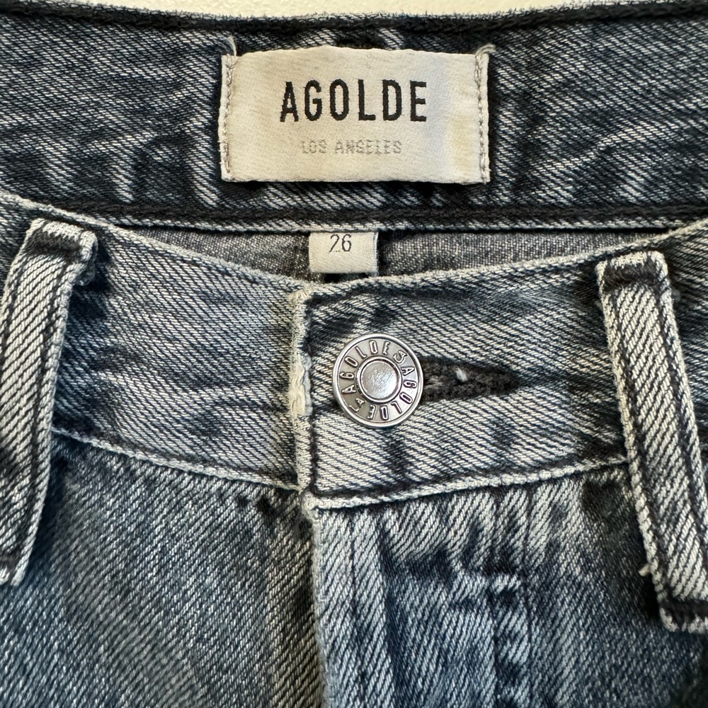 AGOLDE Riley High Rise Straight Crop Size 26
